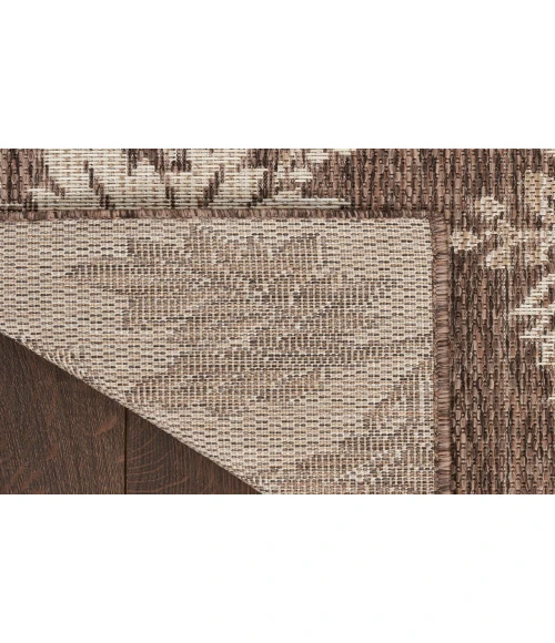 Nourison Garden Oasis Mocha GOA03 5 ft. X 7 ft. Rectangle Rug