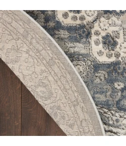 Nourison Home Quarry QUA07 Grey Ivory 7 ft. 10 in. Round Area Rug