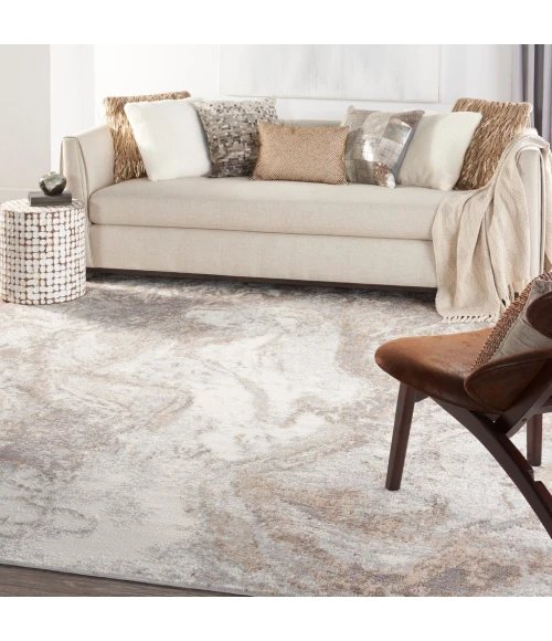 Nourison Elation Area Rug ETN02-Ivory Grey