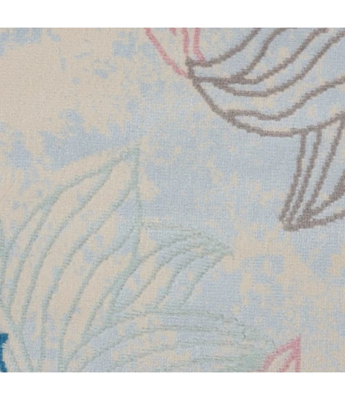 Nourison Jubilant Round Area Rug JUB08-Ivory/Multicolor