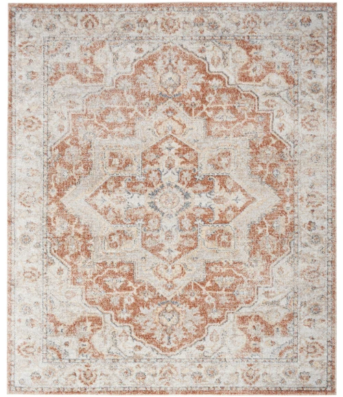 Nourison Astra Machine Washable Area Rug ASW12 Gold/Multicolor