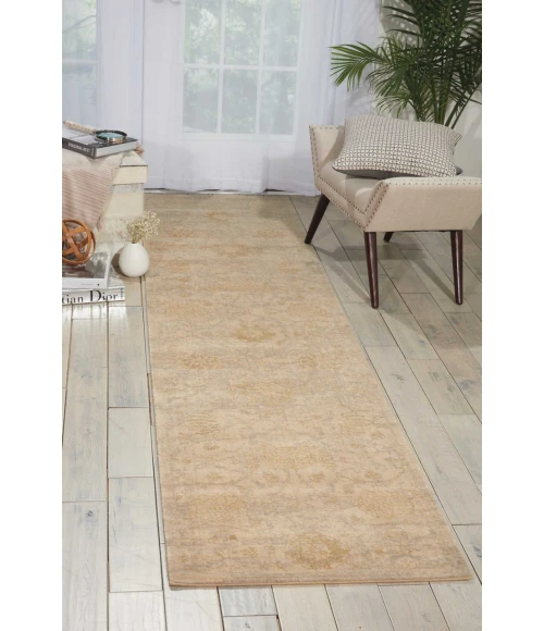 Nourison Silken Allure Runner Area Rug SLK12-Sand