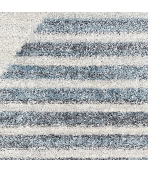 Nourison Astra Machine Washable Area Rug ASW03 Ivory Blue