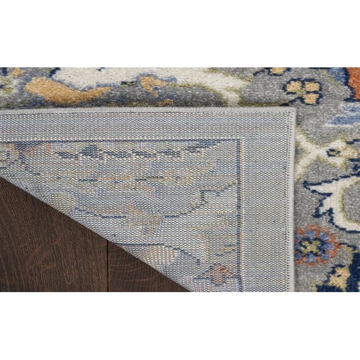 Nourison Allur Grey ALR03 7 ft. 10 in. X 9 ft. 10 in. Rectangle Rug