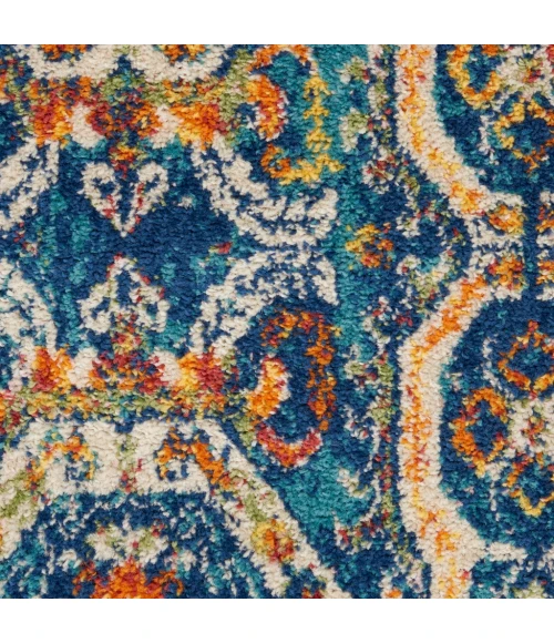 Nourison Allur Area Rug ALR05-Blue Multicolor