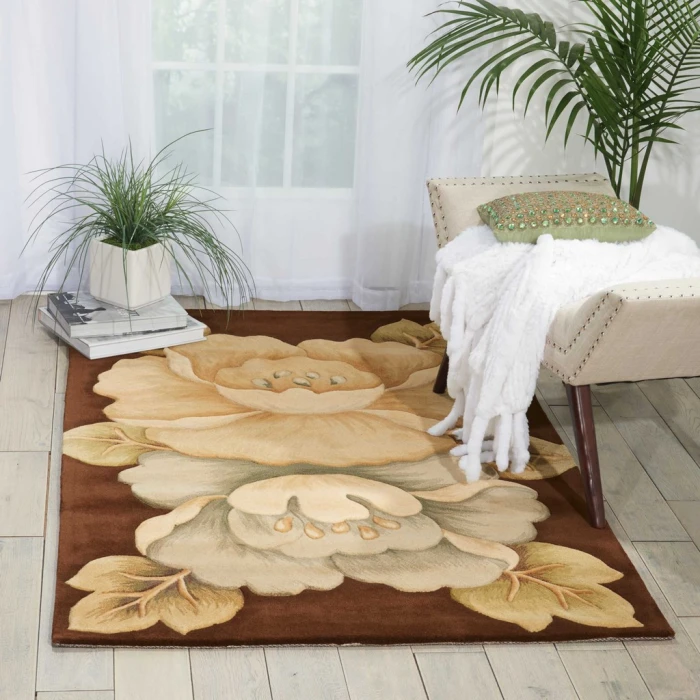 Nourison Tropics Area Rug TS09-Brown
