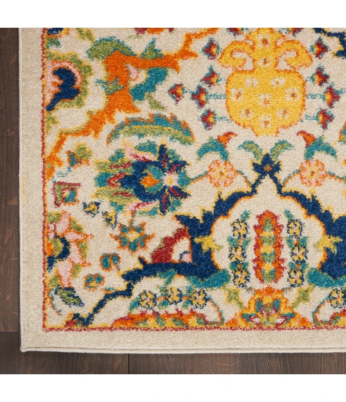 Nourison Allur Area Rug ALR03 Ivory Multicolor