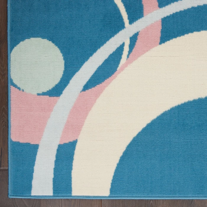 Nourison Grafix Area Rug GRF21-Blue Multi Colored
