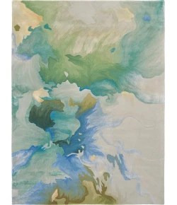 Nourison Home Prismatic PRS16 Seafoam 5 ft. 6 in. X 7 ft. 5 in. Area Rug