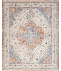 Nourison Home Nourison Essentials Persian NRE07 Beige Blue 6 ft. X 9 ft. Area Rug