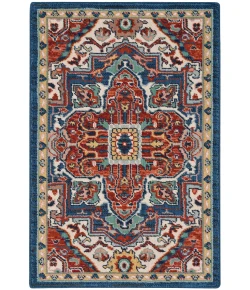 Nourison Home Parisa PSA01 Brick Ivory 2 ft. X 3 ft. Area Rug