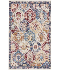 Nourison Home Grafix GRF31 Blue Multicolor 5 ft. 3 in. X 7 ft. 3 in. Area Rug