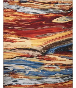 Nourison Home Chroma CRM04 Lava Flow 9 ft. 9 in. X 12 ft. 8 in. Area Rug