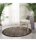 Nourison 2020 Round Area Rug NR201-Navy