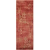 Nourison Home Somerset ST74 Flame 2 ft. 3 in. X 8 ft. Area Rug