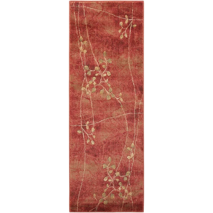 Nourison Somerset Runner Area Rug ST74-Flame