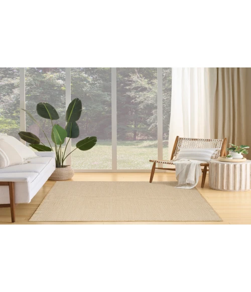 Nourison Courtyard Natural COU01 6 ft. X 9 ft. Rectangle Rug