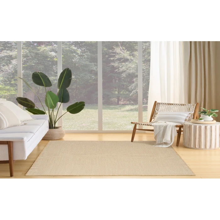 Nourison Courtyard Natural COU01 6 ft. X 9 ft. Rectangle Rug
