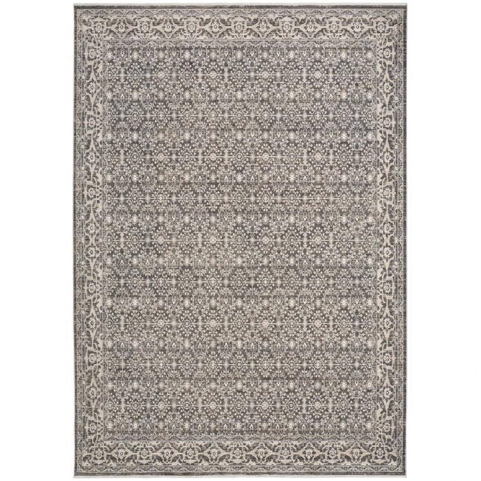 Nourison Shadows Charcoal Ivory SHW04 5 ft. X 7 ft. Rect. Rug