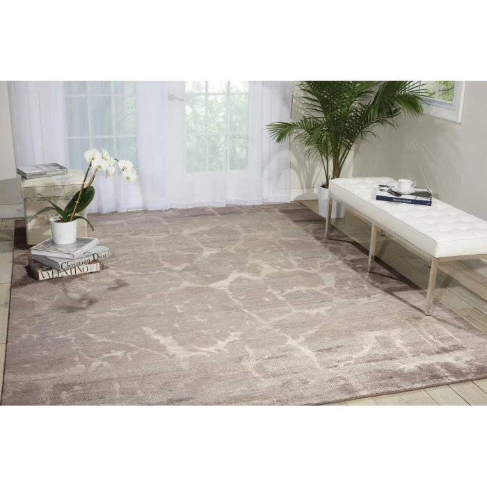 Nourison Silk Shadows Silver SHA02 10 ft. X 14 ft. Rect. Rug