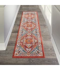 Nourison Passion Runner Area Rug PSN33-Red Multi Colored
