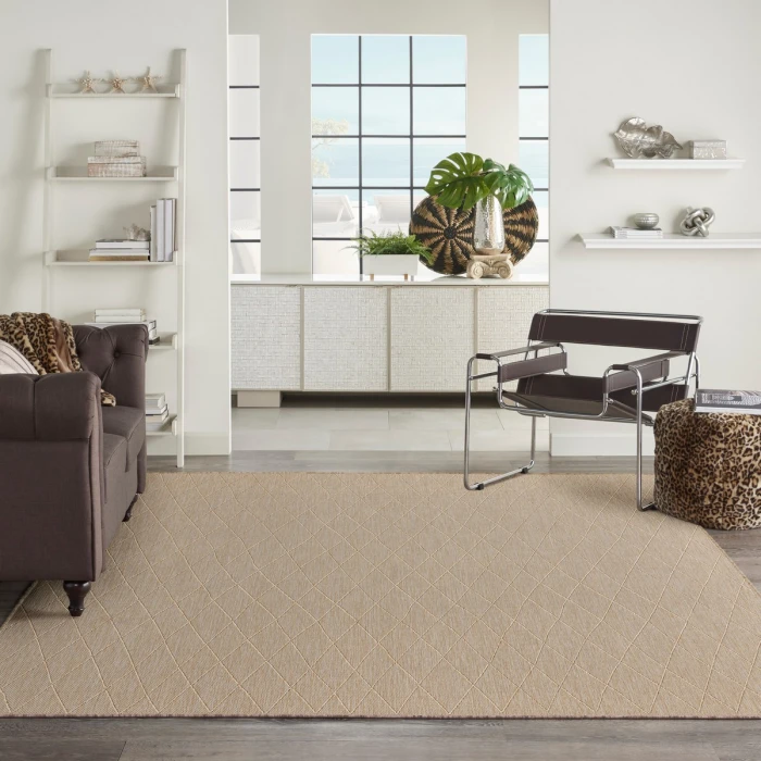 Nourison Washable Solutions Natural WSL01 10 ft. X 14 ft. Rect. Rug