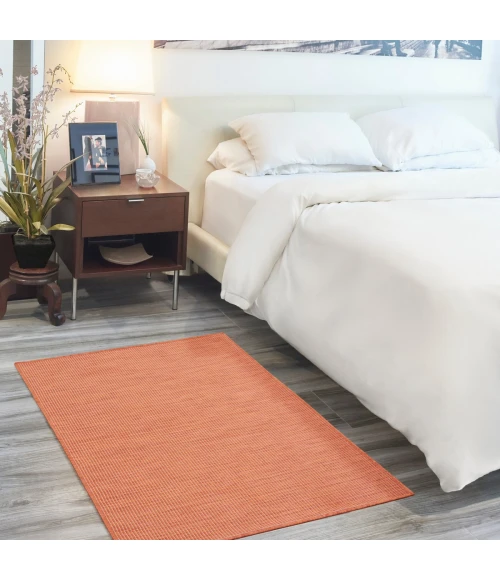 Nourison Positano Area Rug POS01 Terracotta 3' x 5'