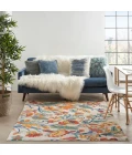 Nourison Allur Area Rug ALR09-Ivory Multicolor