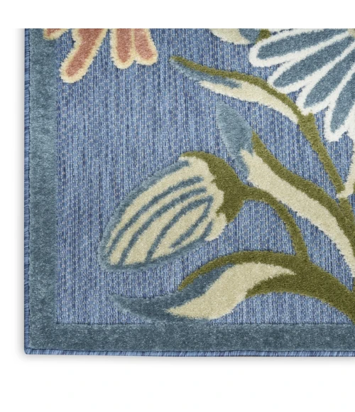 Nourison Aloha Blue Sage ALH33 9 ft. X 12 ft. Rect. Rug