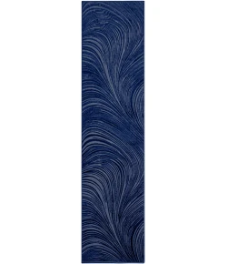 DKNY Central Park West Blue CEP02 2ft.2in. x 7ft.6 Rect. Rug