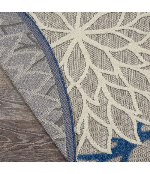 Nourison Aloha Round Area Rug ALH05-Blue/Multicolor