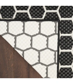 Nourison Home Twist Reversible TWS01 Black 2 ft. 2 in. X 12 ft. Area Rug