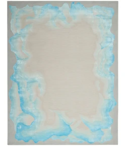 Nourison Home Prismatic PRS22 Sea Mist Blue 7 ft. 9 in. X 9 ft. 9 in. Area Rug