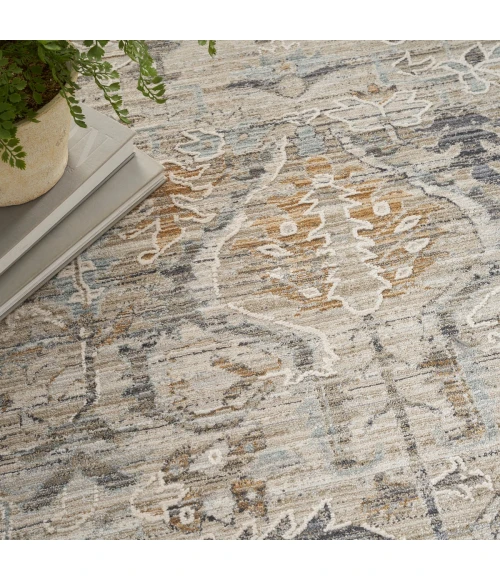 Nourison Lynx Ivory Taupe LNX02 5 ft. X 8 ft. Rect. Rug