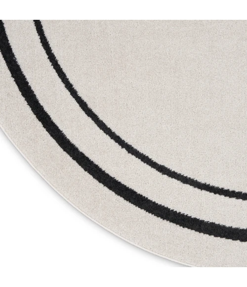 Nourison Nourison Essentials Area Rug NRE02 Ivory/Black