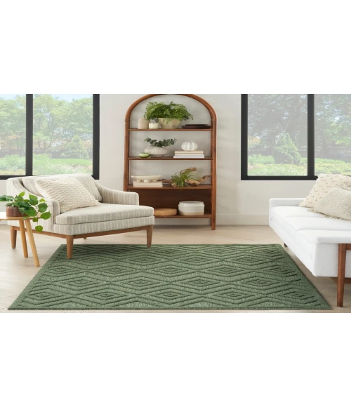 Nourison Versatile Green NRV01 4 ft. X 6 ft. Rectangle Rug