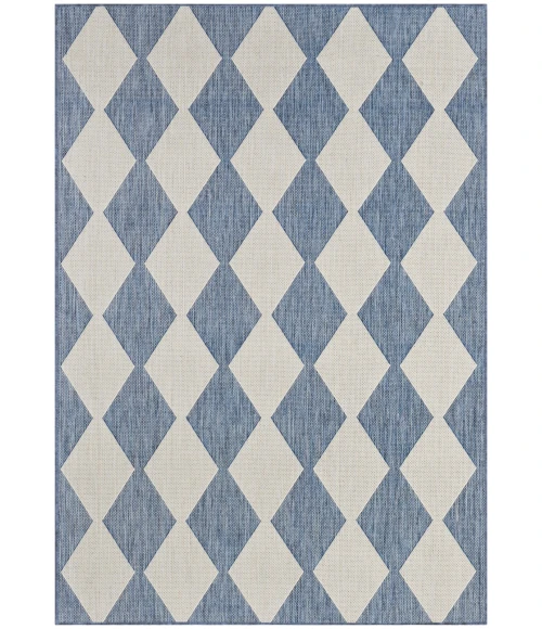 Nourison Positano Navy Blue POS04 4 ft. X 6 ft. Rect. Rug