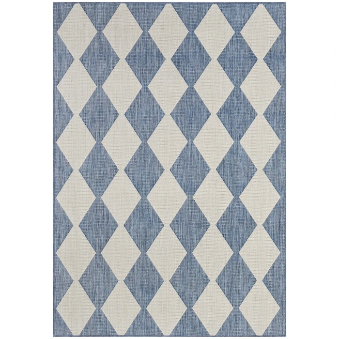 Nourison Positano Navy Blue POS04 4 ft. X 6 ft. Rect. Rug