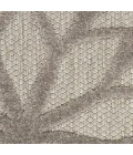 Nourison Aloha Area Rug ALH05 Silver Grey 5'3" x 7'5"
