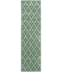 Nourison Home Tranquility Light Green TNQ01 2ft.2in. x 7ft.6in. Rect. Rug