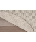Nourison Courtyard Ivory Silver COU01 3 ft. X 5 ft. Oval Rug