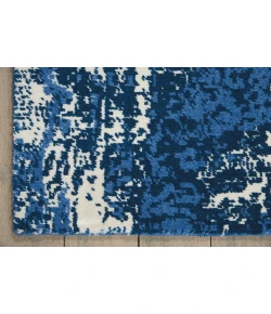 Nourison Twilight Blue Ivory TWI24 9ft.9in. x 13ft.9in. Rect. Rug