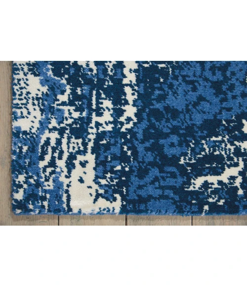 Nourison Twilight Blue Ivory TWI24 9ft.9in. x 13ft.9in. Rect. Rug