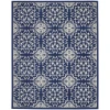 Nourison Home Jubilant JUB06 Navy/Ivory 7 ft. 10 in. X 9 ft. 10 in. Area Rug