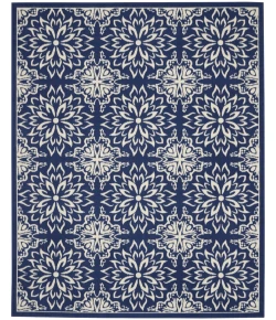 Nourison Home Jubilant JUB06 Navy/Ivory 7 ft. 10 in. X 9 ft. 10 in. Area Rug