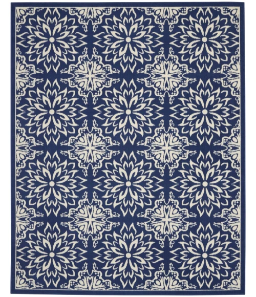 Nourison Jubilant Area Rug JUB06-Navy/Ivory