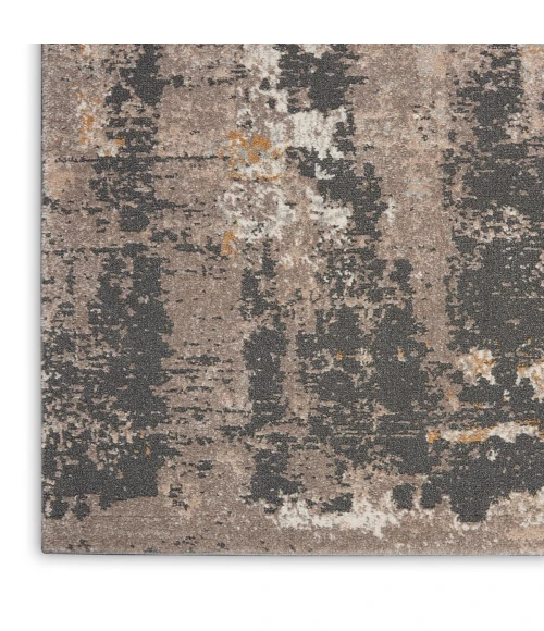 Nourison Tangra Cream Grey TNR05 8 ft. X 10 ft. Rect. Rug