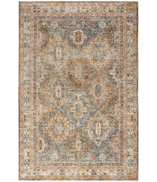 Nourison Sahar Blue SHR01 8 ft. X 10 ft. Rect. Rug
