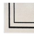 Nourison Nourison Essentials Area Rug NRE02 Ivory/Black