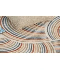 Nourison Astra Machine Washable Ivory Multicolor ASW08 6 ft. X 9 ft. Rectangle Rug